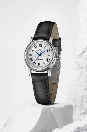 Seagull 1046L Women's Watch – Elegant Textured Dial Water Resistant Dress