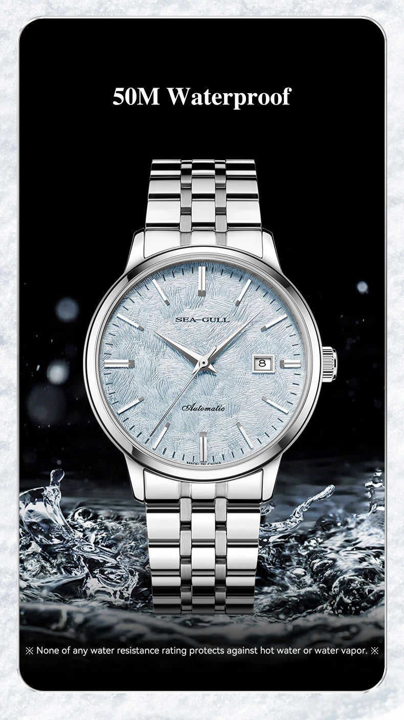 Seagull 6182 Couple Automatic Watch – Men & Women Mechanical, Simple Luxury Design