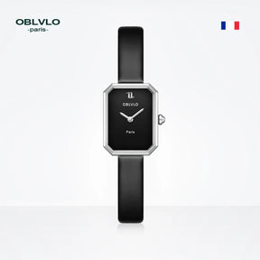 OBLVLO Women’s Quartz Watch – Luxury Malachite Dial