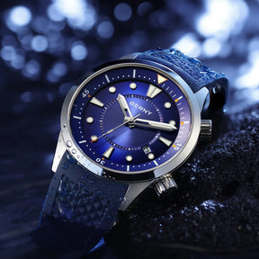 BERNY Men's Automatic Diver Watch – 200M Waterproof, Miyota 8215, Sapphire