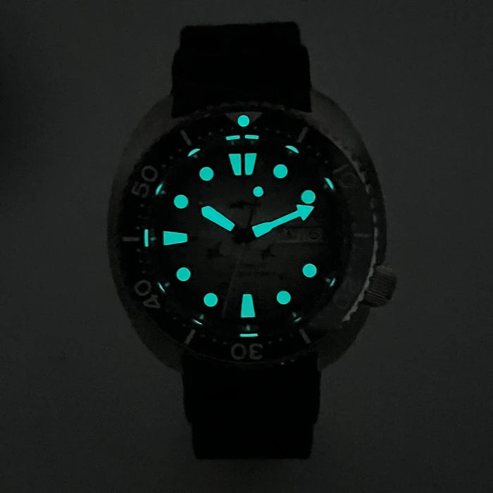 Heimdallr Men's Automatic Dive Watch 44mm – NH35A Sapphire 200M Water Resistant Luminous