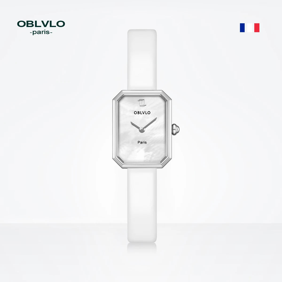 OBLVLO Women’s Quartz Watch – Luxury Malachite Dial