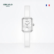 OBLVLO Women’s Quartz Watch – Luxury Malachite Dial