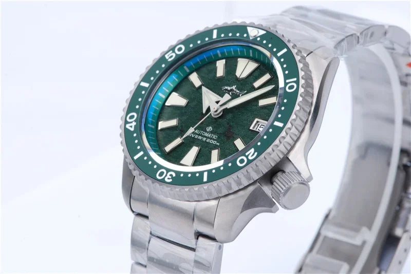 Heimdallr SKX007 Titanium Dive Watch – NH35 Automatic, Sapphire Crystal, 20Bar Water Resistant, C3 Luminous