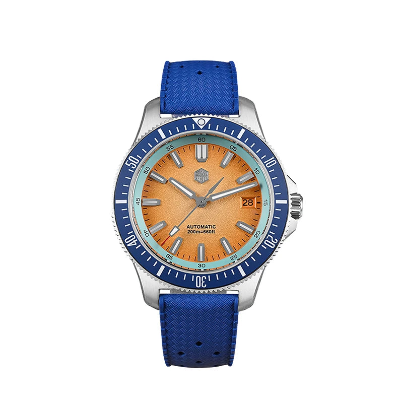 San Martin SN0118 40mm Dive Watch – NH35 Automatic Mechanical, 200m Water Resistant
