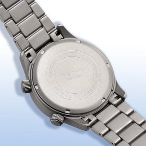 BERNY Men's Automatic Titanium Diver Watch – 20ATM Waterproof Sapphire Luminous
