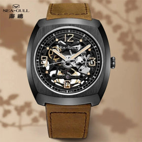 Sea-Gull Skeleton Automatic Watch for Men – Sapphire Crystal, 316L Stainless Steel