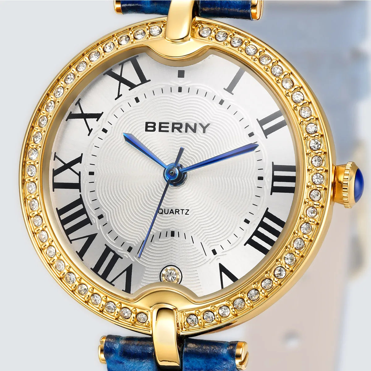 BERNY Women's Luxury Slim Quartz Dress Watch