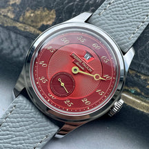 Pierre Paulin Jumping Hour Men's Automatic Watch 38mm – ST17 Salmon Dial Vintage Date