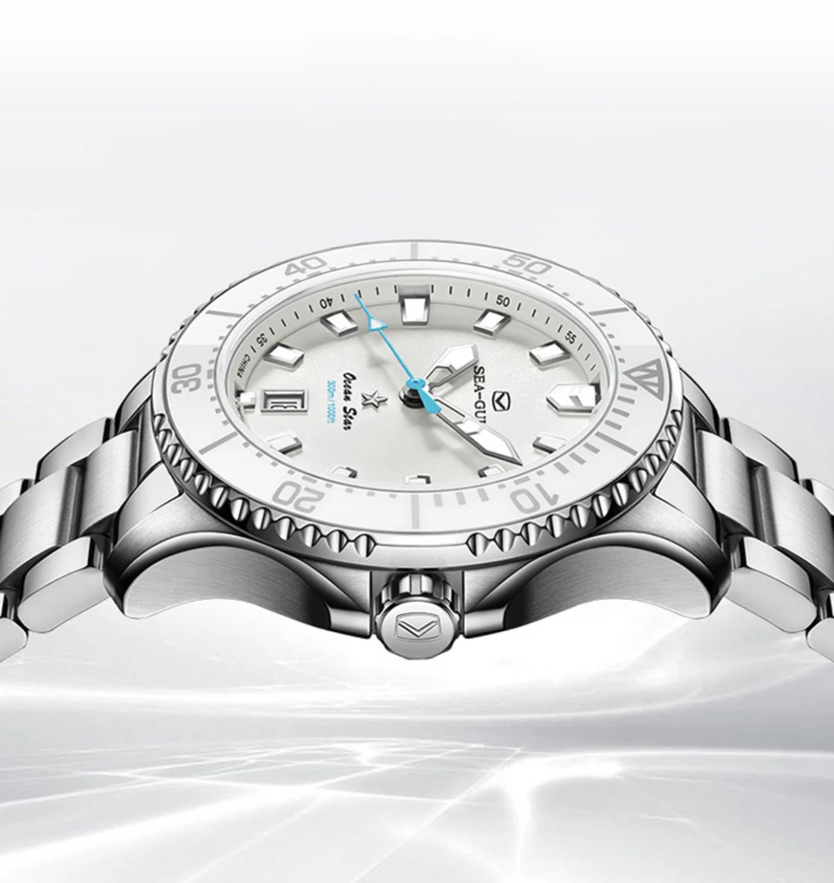 Seagull Ocean Series Pro 1211 Women's Watch – Mother of Pearl Dial 30Bar Waterproof