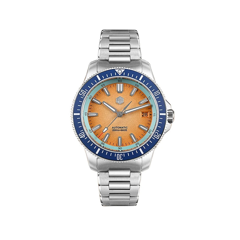 San Martin SN0118 40mm Dive Watch – NH35 Automatic Mechanical, 200m Water Resistant