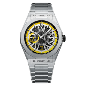 BONEST GATTI Men's Automatic Skeleton Watch – Mechanical, Luminous & Waterproof