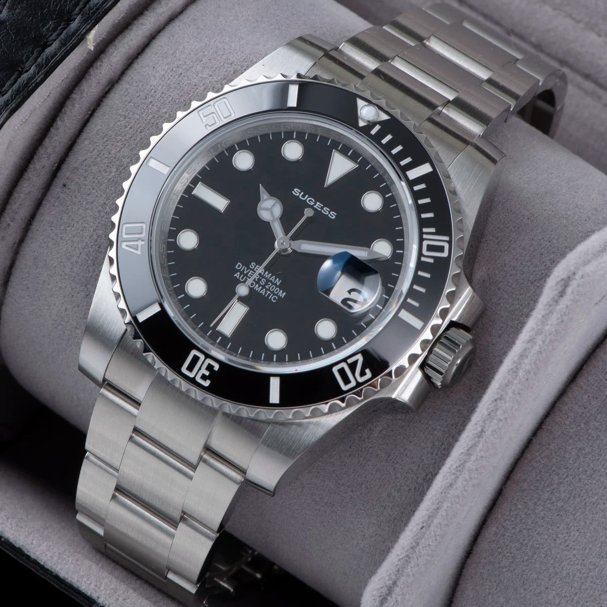 Seagull Goujian Sword Men's Mechanical Watch – 100M Waterproof Luminous 419.87.1139