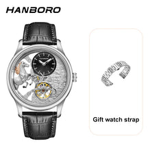 HANBORO Leading Series Men’s Automatic Mechanical Watch – Hollow Flywheel Luxury Fashion Watch 5002