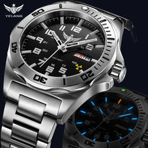 Yelang V1019 44MM Men's Watch NH36 100M Deep Diving Mechanical Automatic Watch