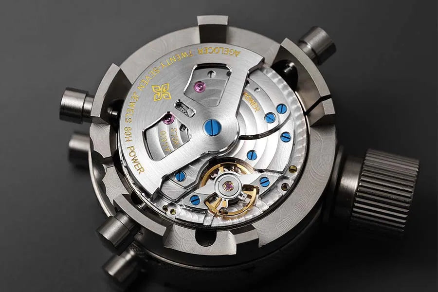 AGELOCER Budapest Men's Automatic Watch – Steel Strap Business Dress with Calendar