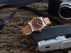 Baltany B4030 Bronze Automatic Watch – NH38 Luminous 20ATM Water Resistant