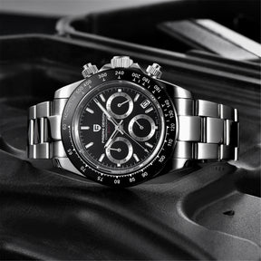 PAGANI DESIGN Men's Chronograph Quartz Watch – Sapphire, Stainless Steel, VK63