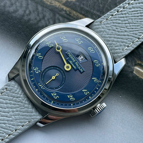 Pierre Paulin Jumping Hour Men's Automatic Watch 38mm – ST17 Salmon Dial Vintage Date