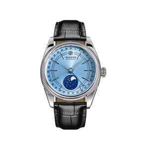 Sugess Men’s Automatic Watch 40mm – ST2108 Movement, Moonphase, Sapphire Crystal