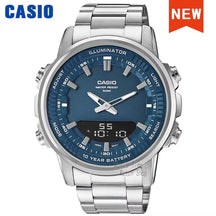 Casio Men's Analog-Digital Watch – Dual Display LED, Waterproof Military Style (2025 Model)