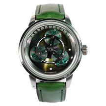 Hanboro Men's Automatic Watch - Rotating "Frisbee" Dial Mechanical Timepiece