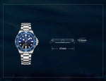 Seagull Ocean Series Men's Automatic Dive Watch 41mm – 300M Waterproof Luminous 1218