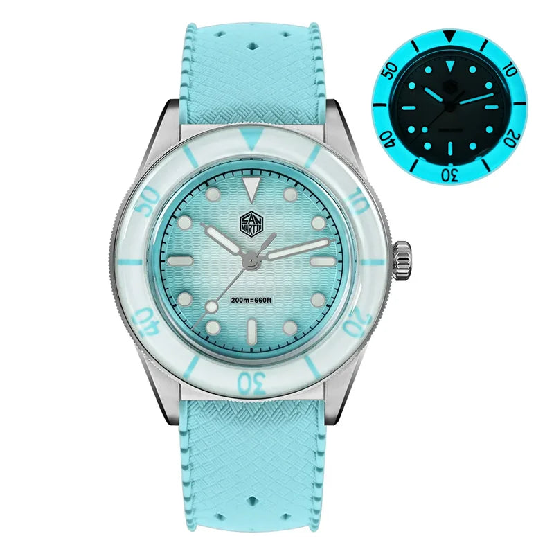 San Martin SN0151 Women’s Luxury Quartz Watch – Ronda 703, 200M Waterproof