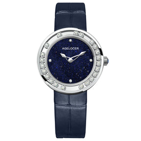 AGELOCER Baikal Diamond Women’s Watch – Luxury Quartz Wristwatch