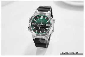 Casio AMW-870 Men’s Analog-Digital Watch – Waterproof, Military Style