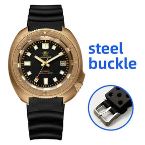 ADDIESDIVE AD2104 Bronze Automatic Dive Watch – NH35 Movement, Sapphire Glass, 200m Water Resistant
