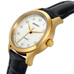 BERNY Women’s Gold Quartz Watch – Luxury Fashion Wristwatch with Elegant Gradient Dial
