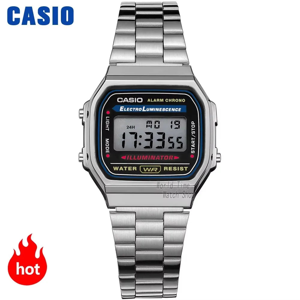 Casio Men’s Digital Watch – Silver, LED, Waterproof, Sport Style