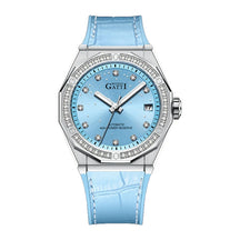 BONEST GATTI Women’s Automatic Watch – Luxury Mechanical, Sapphire Crystal, Leather Strap, Crystal Bezel
