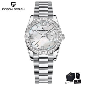 PAGANI DESIGN 32MM Women’s Quartz Watch – Luxury Waterproof Sapphire Crystal Dress Watch