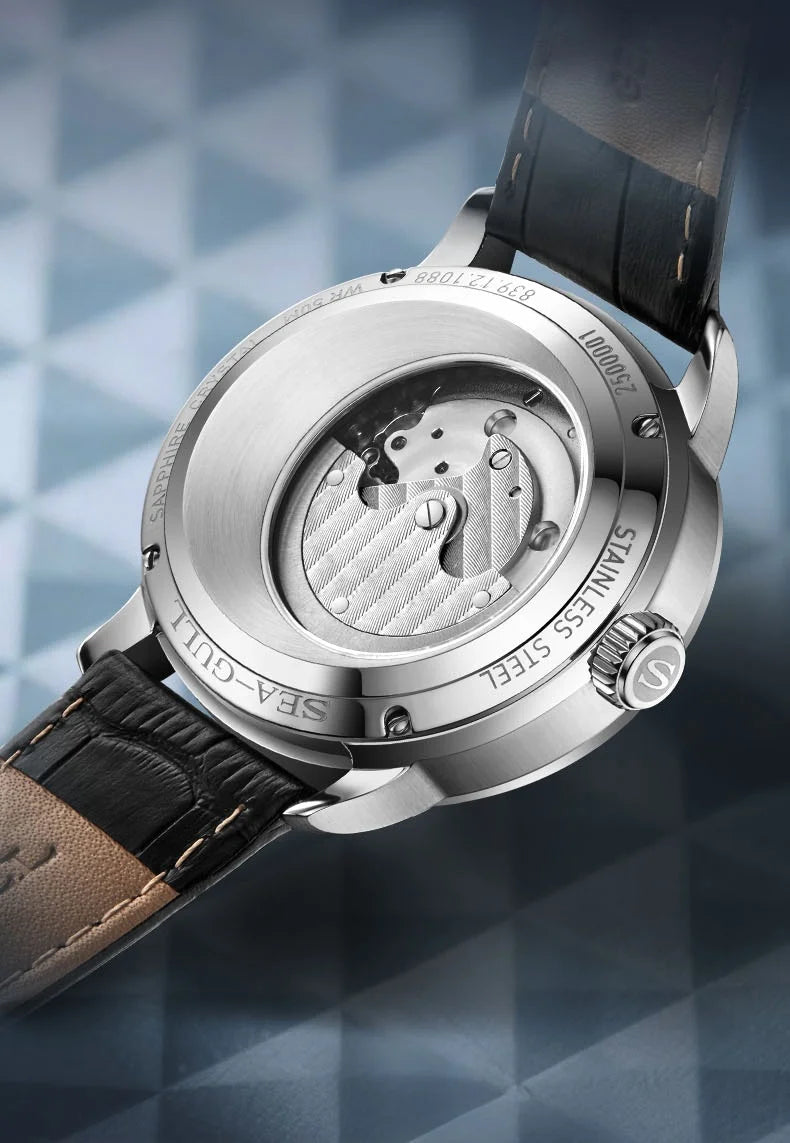 Sea-Gull Oval Dial Men’s Mechanical Watch – ST17 Automatic, Luminous