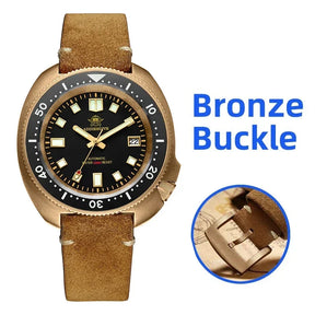 ADDIESDIVE AD2104 Bronze Automatic Dive Watch – NH35 Movement, Sapphire Glass, 200m Water Resistant