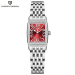 PAGANI DESIGN Women’s Quartz Watch 22mm – Sapphire Crystal, Stainless Steel, 50m Water Resistant
