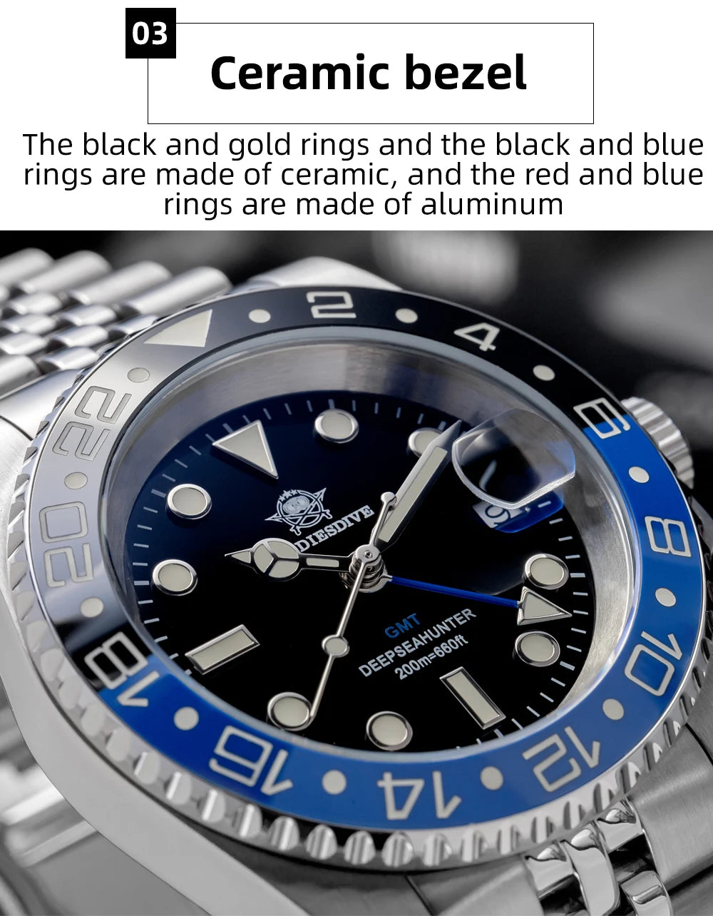 ADDIESDIVE AD2050 GMT Watch