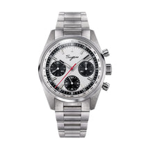 Sugess S465 Men’s Chronograph Watch 38mm – Mechanical, Gooseneck Movement, Sapphire Crystal, Roulette Dial