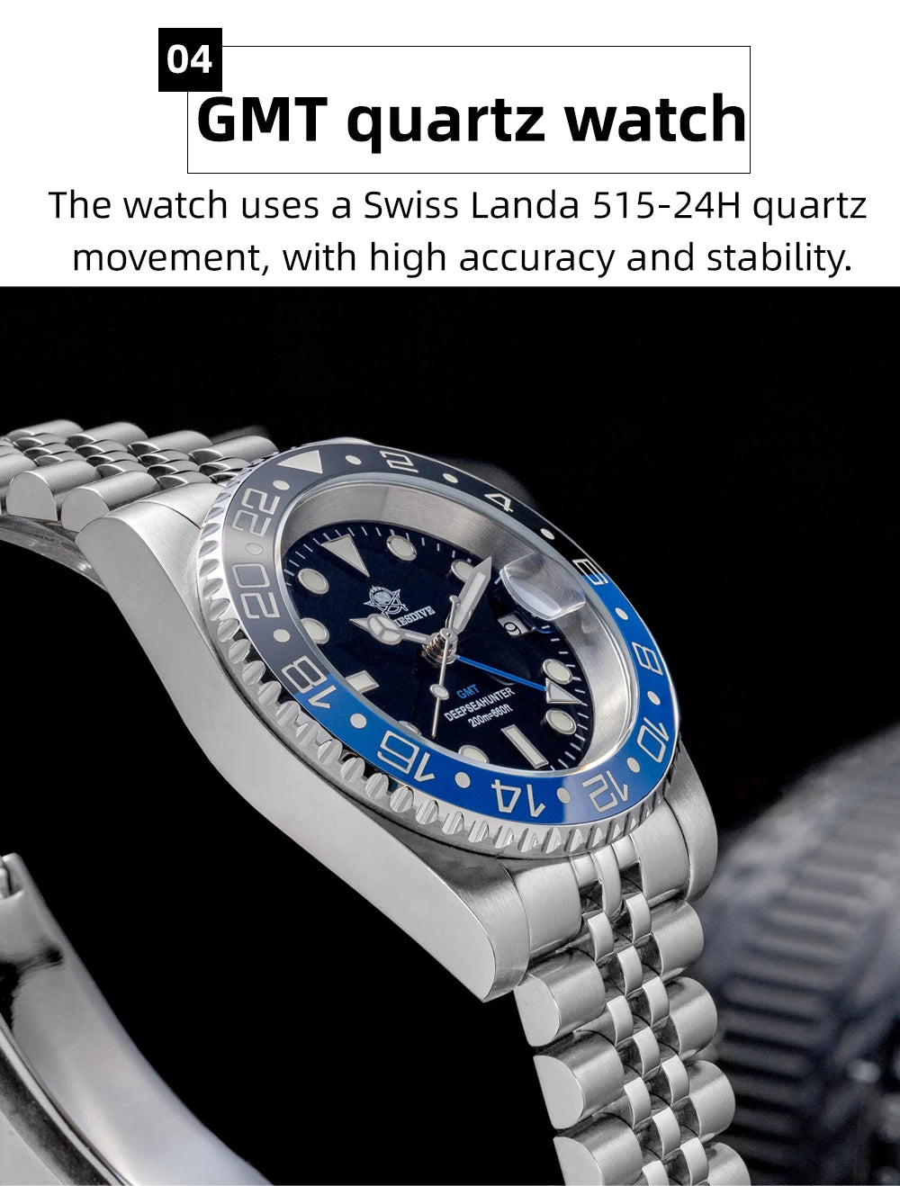 ADDIESDIVE AD2050 GMT Watch