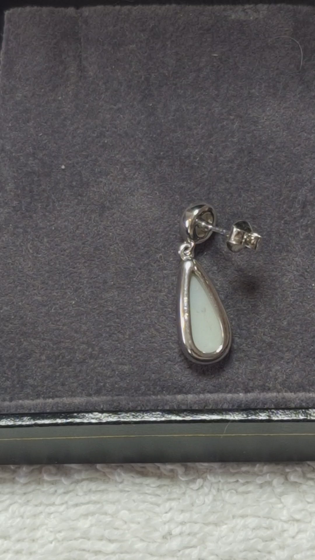 2.90ct Coober Pedy Solid Opal Drop Earrings