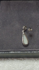 2.90ct Coober Pedy Solid Opal Drop Earrings